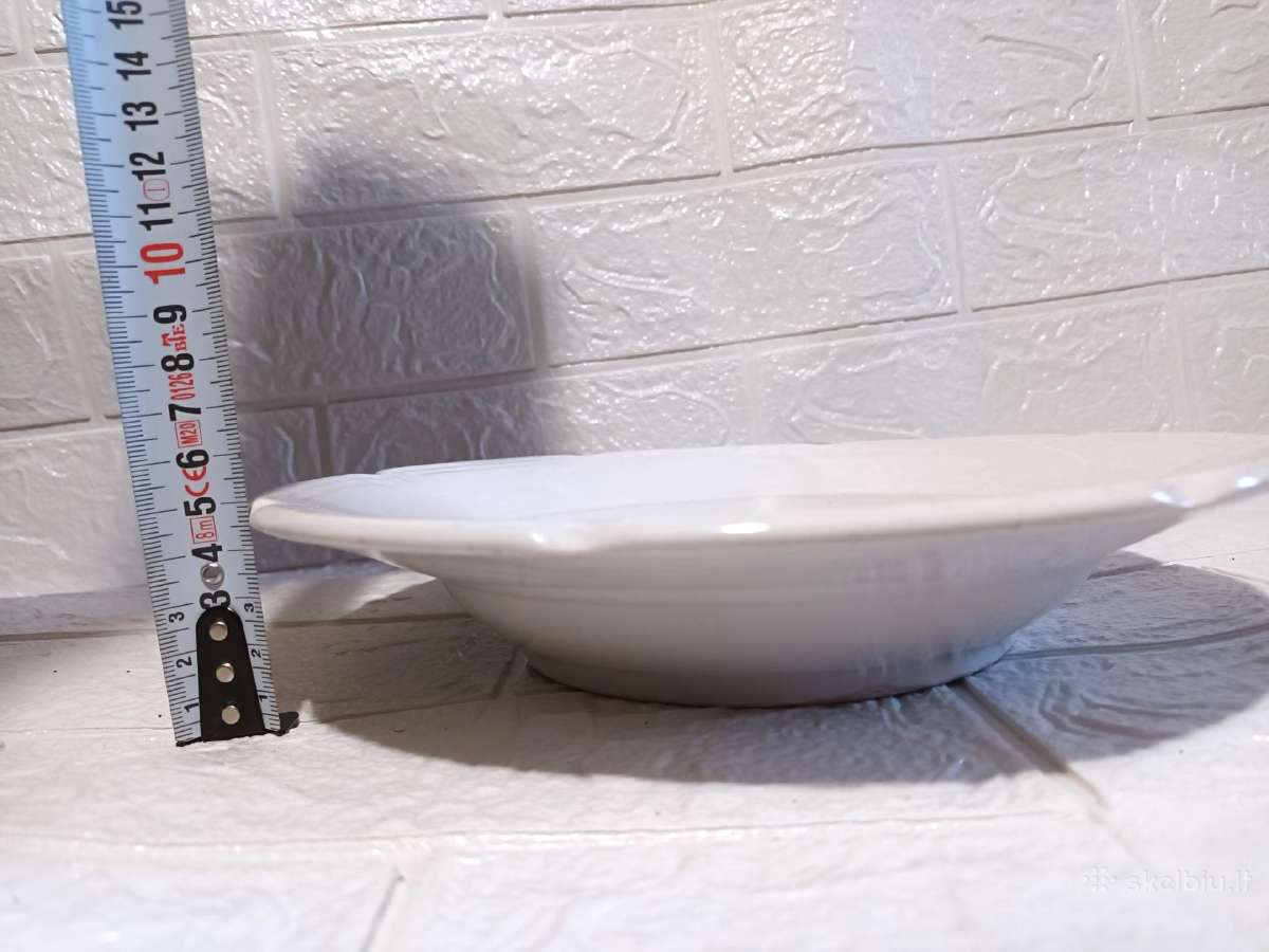 Balta gili lėkštė 24 cm Minimalist - nuotraukos Nr. 5