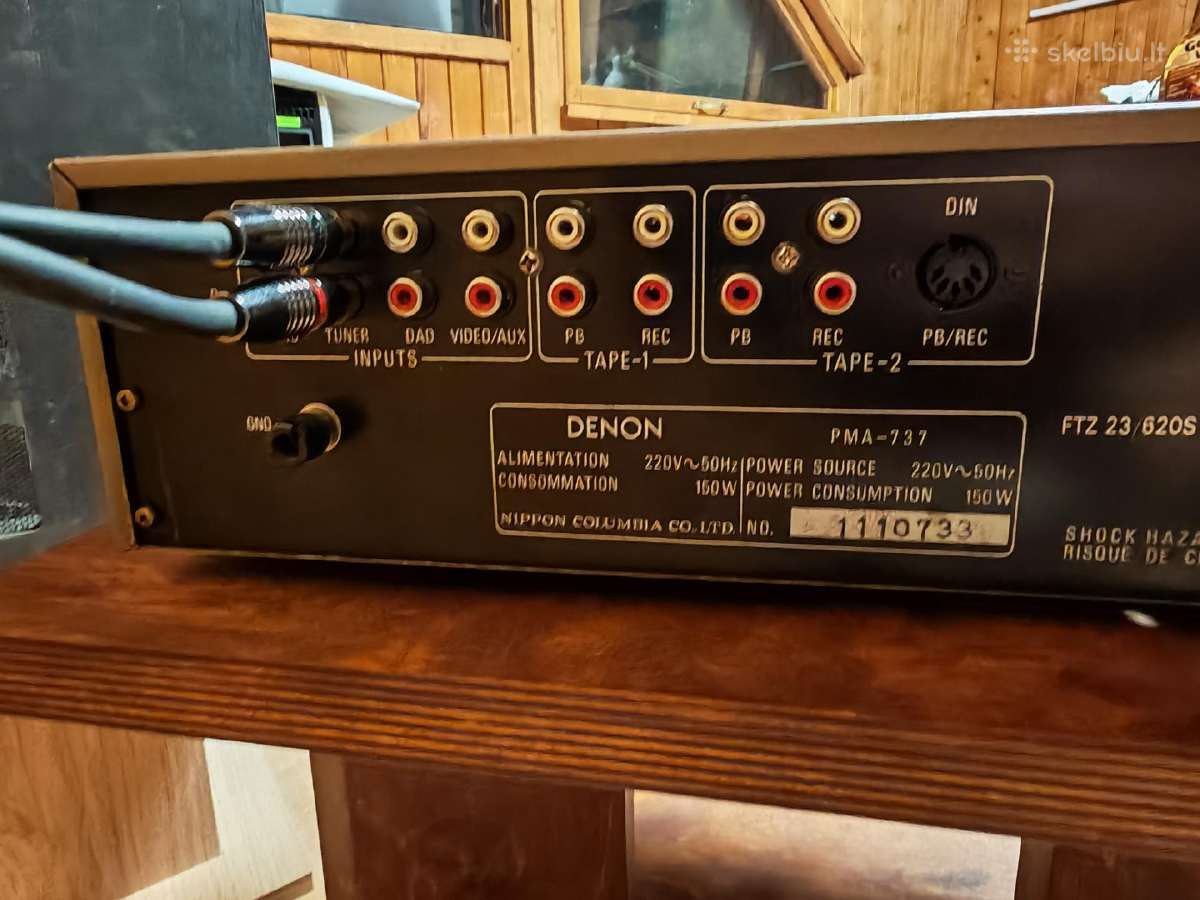 Stiprintuvas Denon Pma-737 - nuotraukos Nr. 7