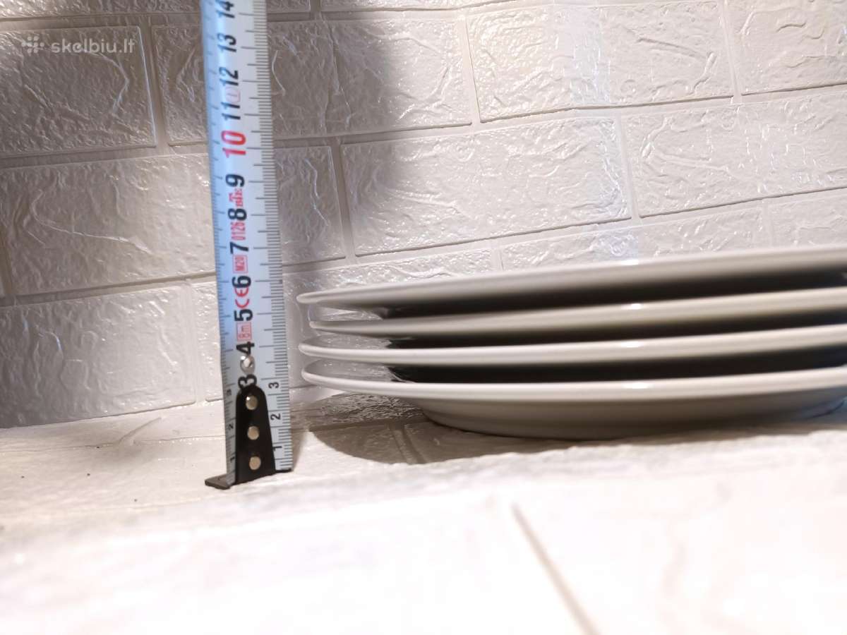 4 Ikea Fargklar baltos lėkštės 26 cm - nuotraukos Nr. 2
