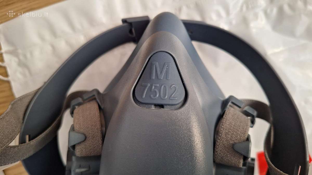 3m 7502 apsauginė puskaukė M dydis - nuotraukos Nr. 2