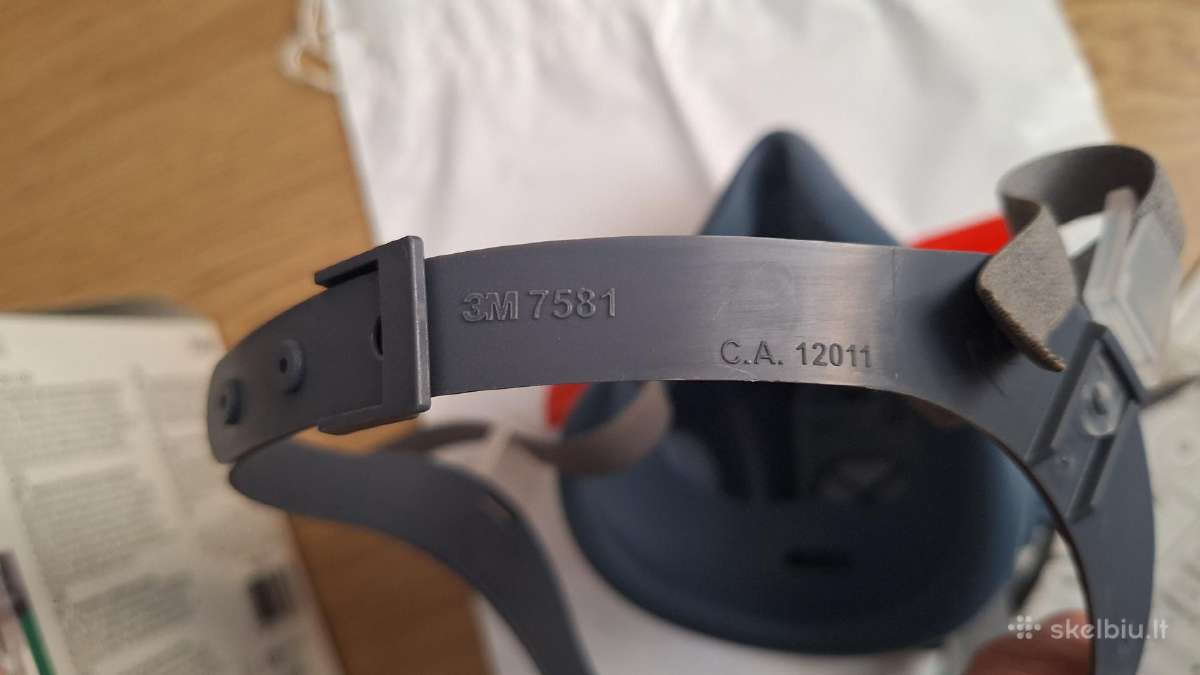 3m 7502 apsauginė puskaukė M dydis - nuotraukos Nr. 6