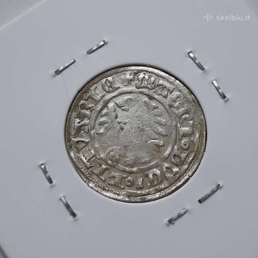 Lietuva pusgrašis sidabras 1492 - 1506 - nuotraukos Nr. 2
