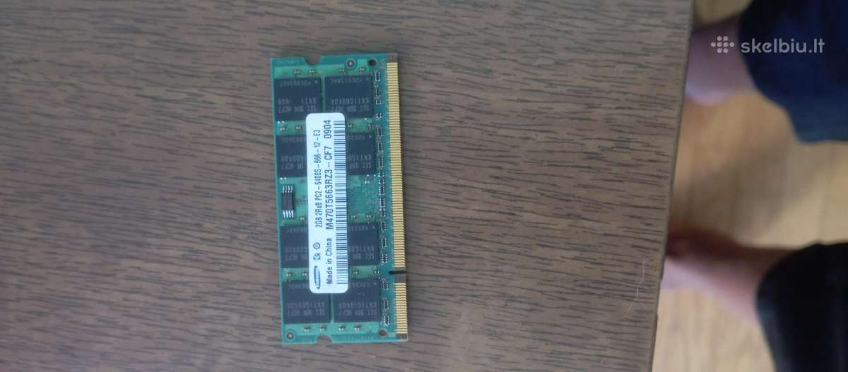 Parduodami laptop RAM - nuotraukos Nr. 3