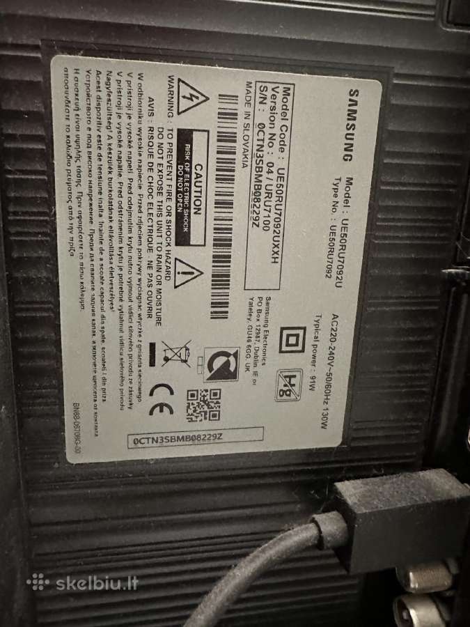 Samsung 50" 4k Smart TV – Ue50ru7092u - nuotraukos Nr. 3