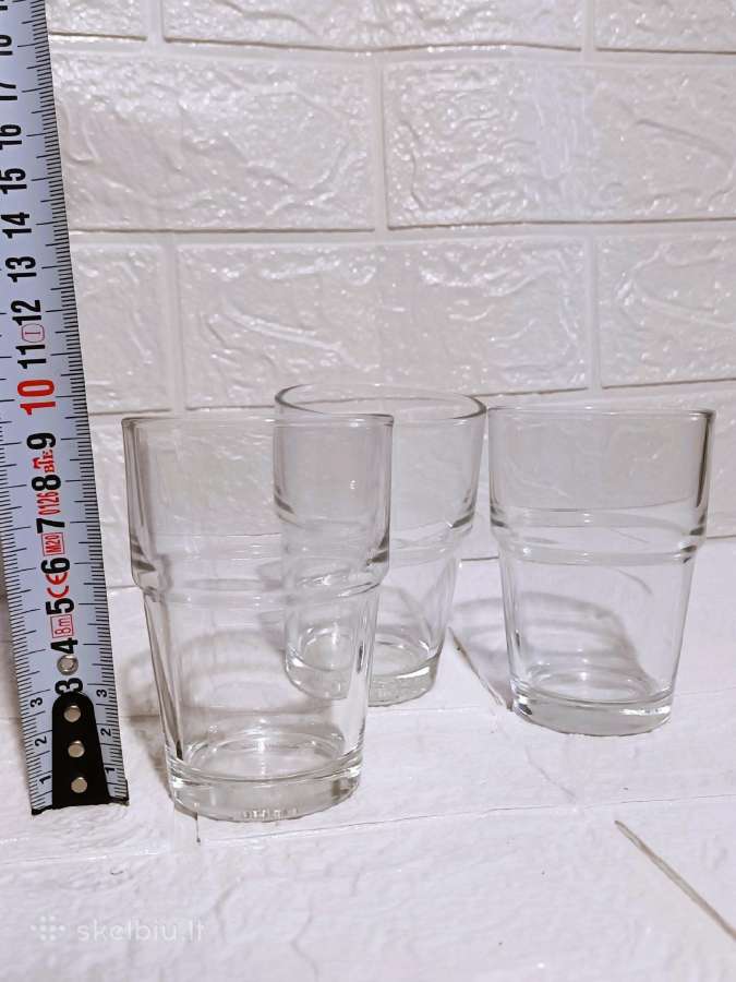 3 Ikea reko stiklinės 170ml nedidelės vandens - nuotraukos Nr. 2