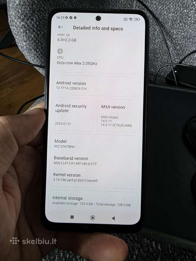 Xiaomi redmi note 10s 128gb - nuotraukos Nr. 9