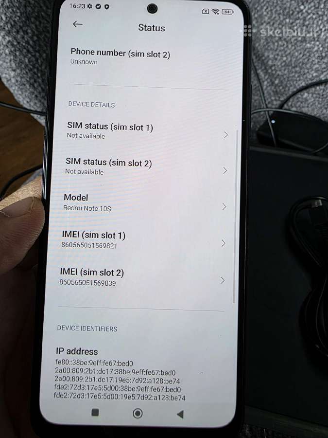 Xiaomi redmi note 10s 128gb - nuotraukos Nr. 10