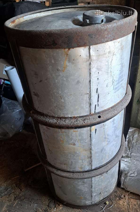 Aliuminė kuro statinė, bačka, barelis 250l - nuotraukos Nr. 2