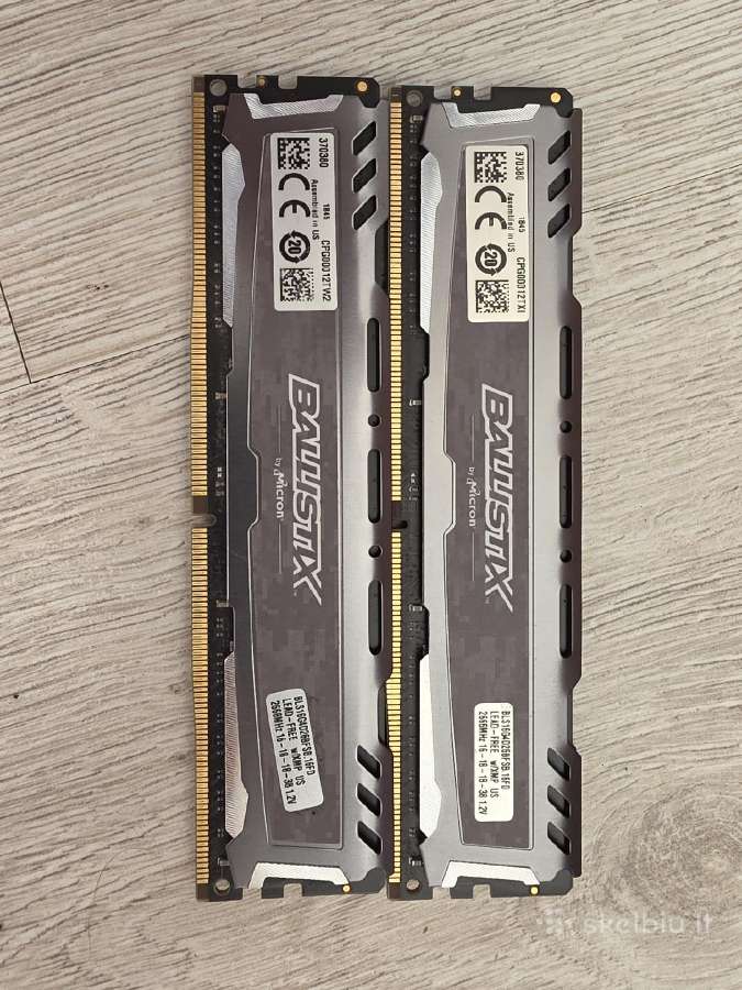 Ballistix Ddr4 2x16gb 2666mhz - nuotraukos Nr. 2