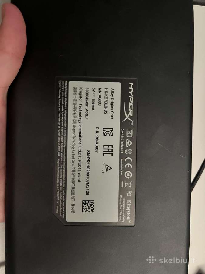 Hyperx alloy origins core - nuotraukos Nr. 2