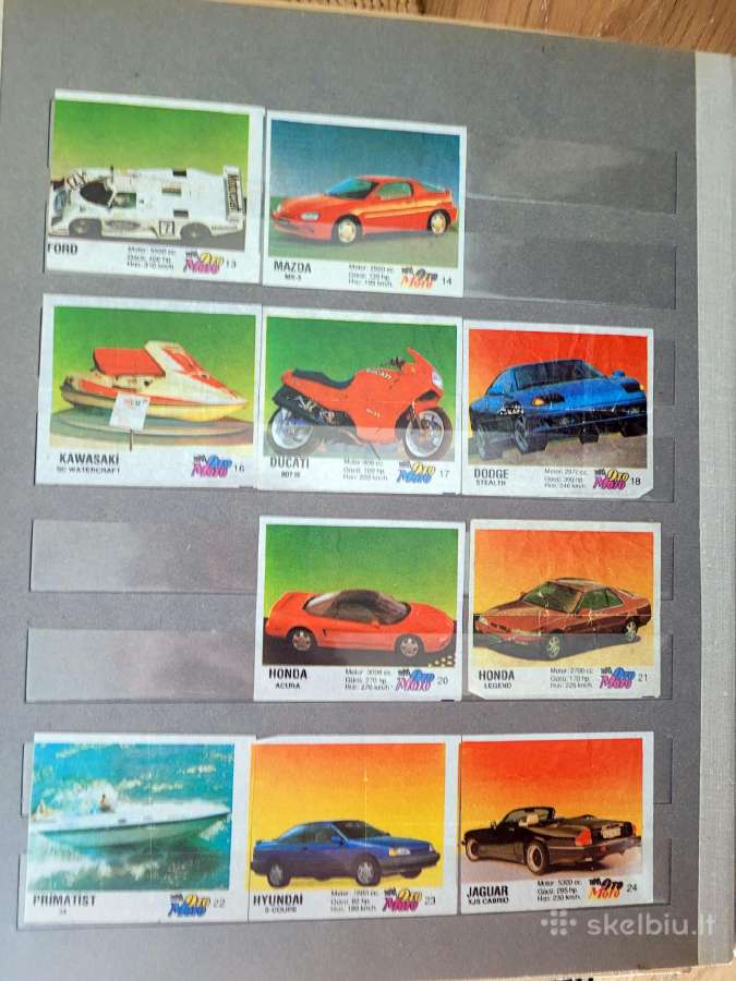 Storas albumas su automobilių kolekcija - nuotraukos Nr. 3