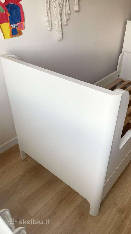 Keičiamo ilgio vaikiška lova su 3 dalių čiužiniu - nuotraukos Nr. 9