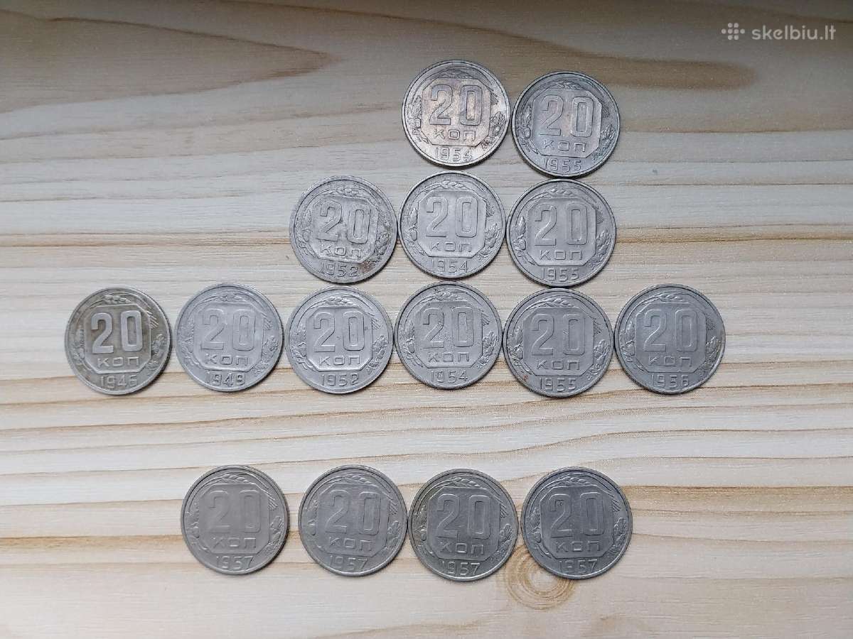 Monetos. Kapeikos iki 1957 m. - nuotraukos Nr. 7