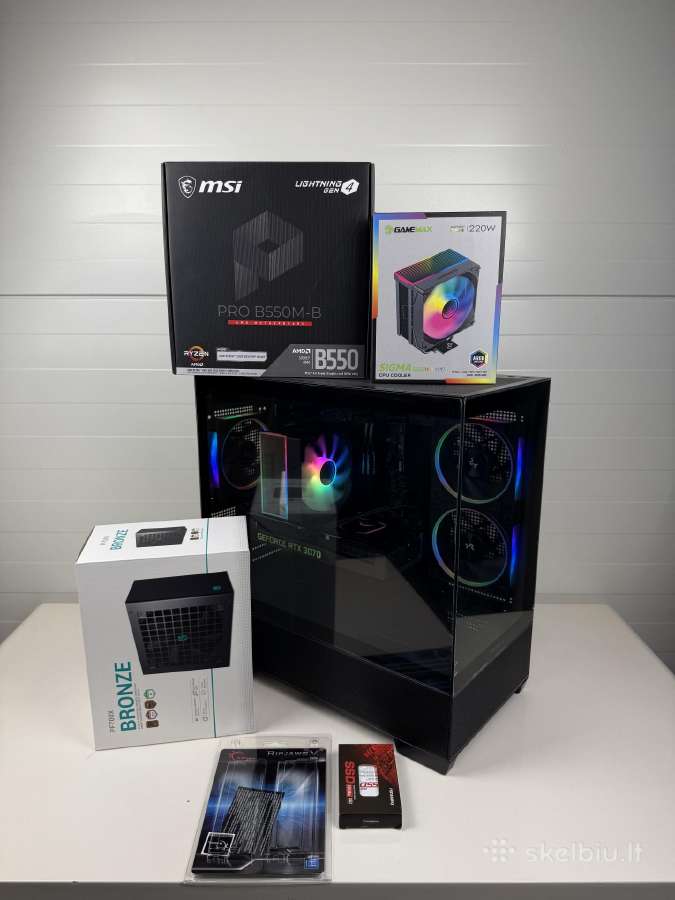 Naujas Stacionarus Žaidimų Pc Rtx 3070 Ryzen 7 - nuotraukos Nr. 17