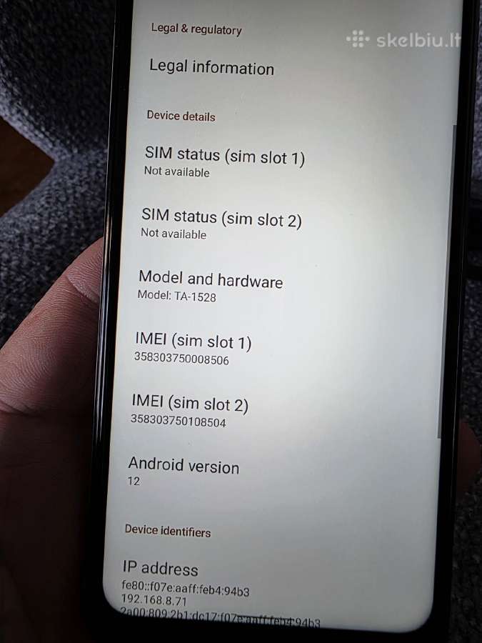 Nokia G22 64gb - nuotraukos Nr. 9