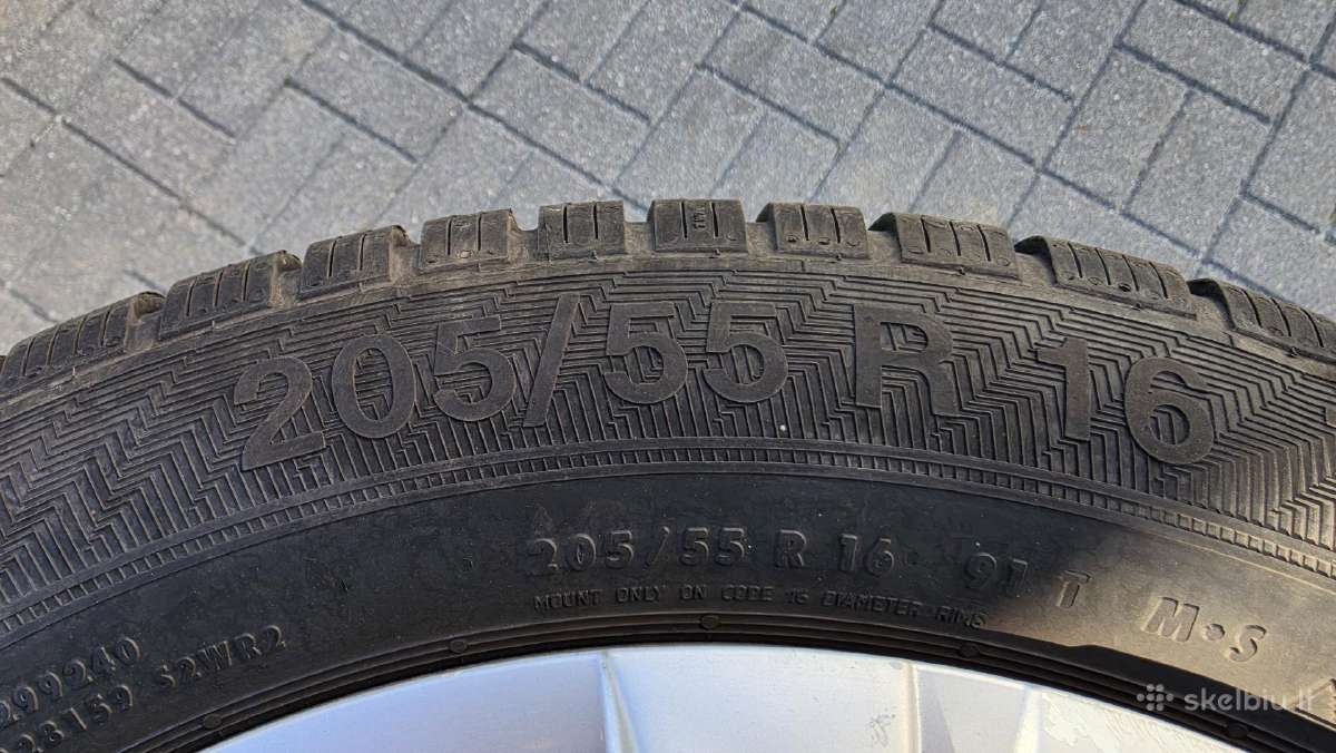 Žieminiai ratai R16 Toyota - nuotraukos Nr. 2