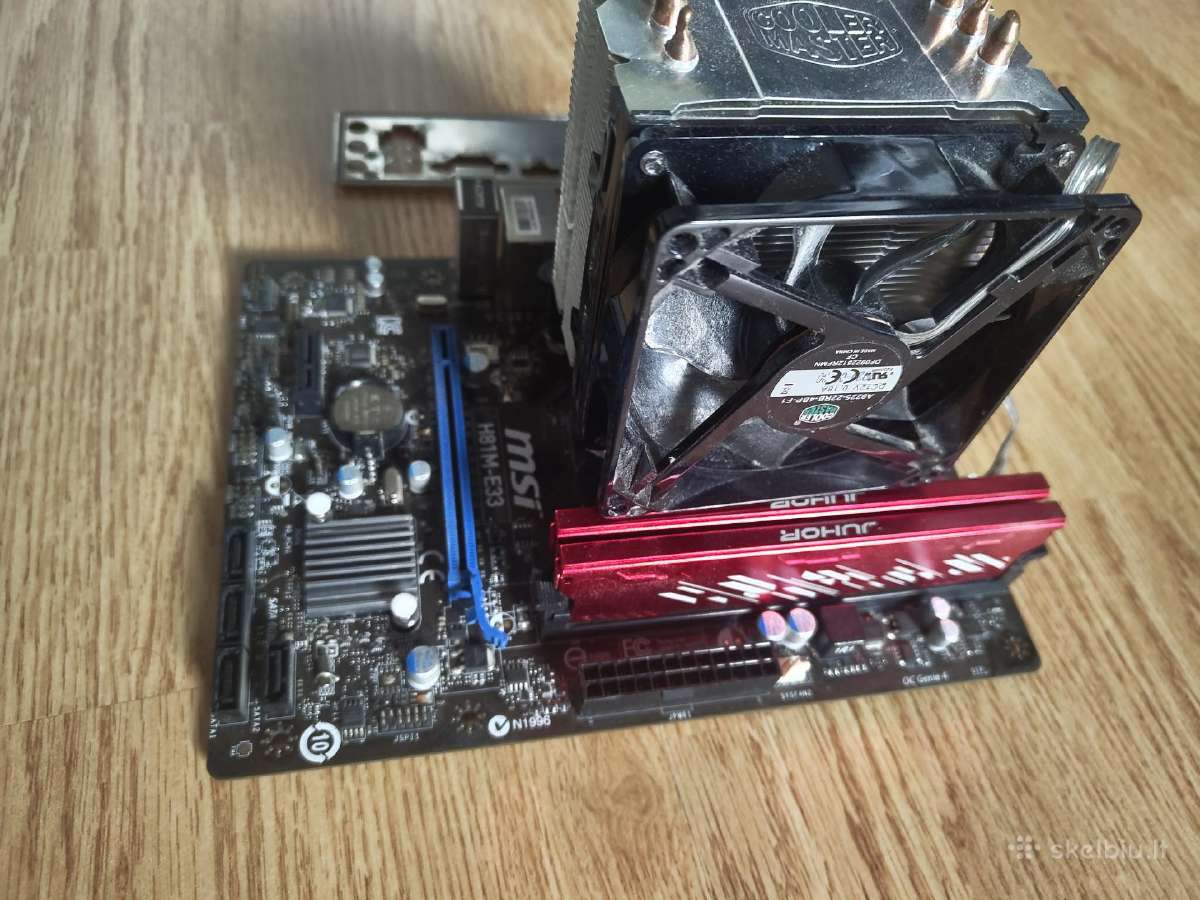 Kompiuterio dalys: Gtx 1660, i7-4790k, RAM, MB - nuotraukos Nr. 4