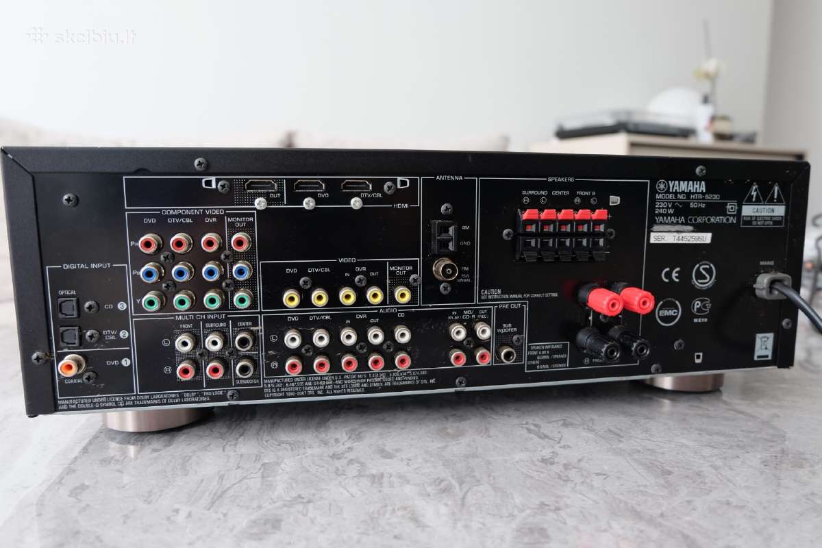 Resyveris / Stiprintuvas Yamaha Htr-6230 - nuotraukos Nr. 2