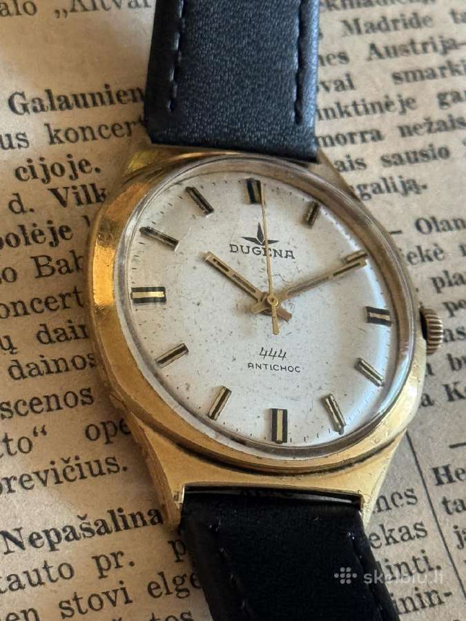 Dugena vintažinis laikrodis - nuotraukos Nr. 5