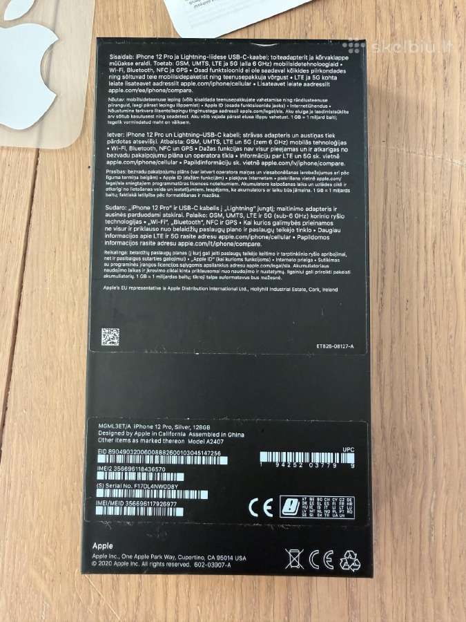 Parduodu iPhone 12 Pro 128gb - nuotraukos Nr. 15