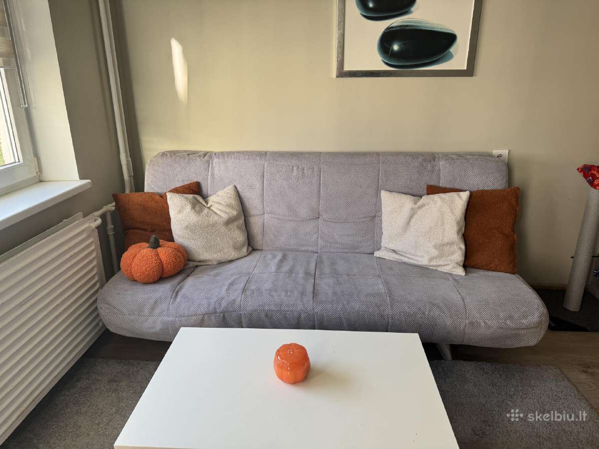 Pilka sofa-lova su nuimamu užvalkalu / Vilnius - nuotraukos Nr. 2