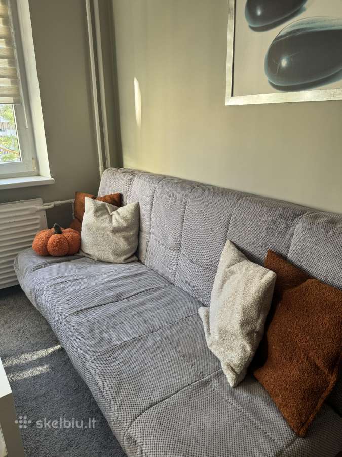 Pilka sofa-lova su nuimamu užvalkalu / Vilnius - nuotraukos Nr. 3
