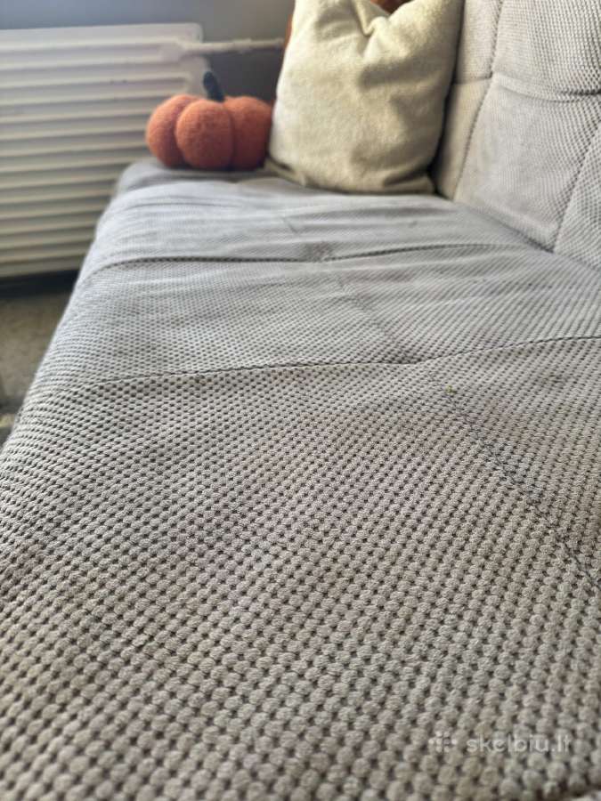 Pilka sofa-lova su nuimamu užvalkalu / Vilnius - nuotraukos Nr. 5