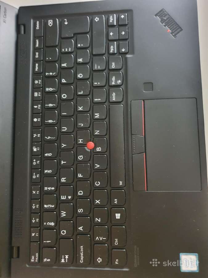 Lenovo Thinkpad X1 Carbon 7th Gen i7 16gb 256gb - nuotraukos Nr. 4