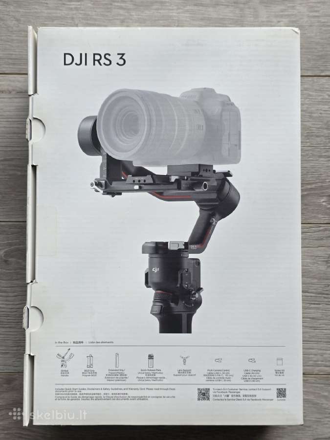 Dji Ronin Rs3 stabilizatorius su smallrig rankena - nuotraukos Nr. 4