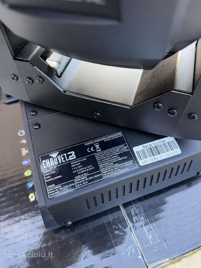Chauvet Dj 255 Irc Spot judančios galvos - nuotraukos Nr. 3