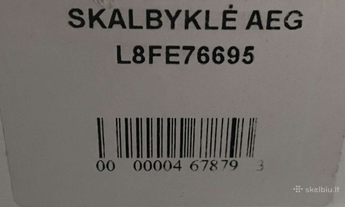 Aeg 8000 skalbimo mašina 9kg - nuotraukos Nr. 7