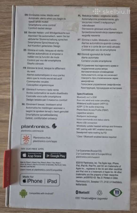 Plantronic Voyager 5200 - nuotraukos Nr. 3