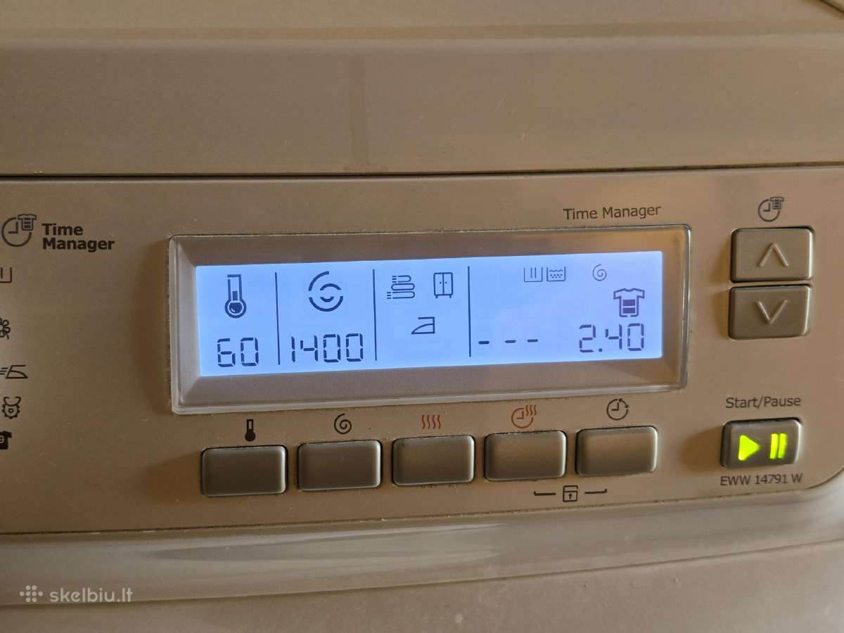 Skalbimo mašina su džiovyklė Electrolux 8kg - nuotraukos Nr. 3