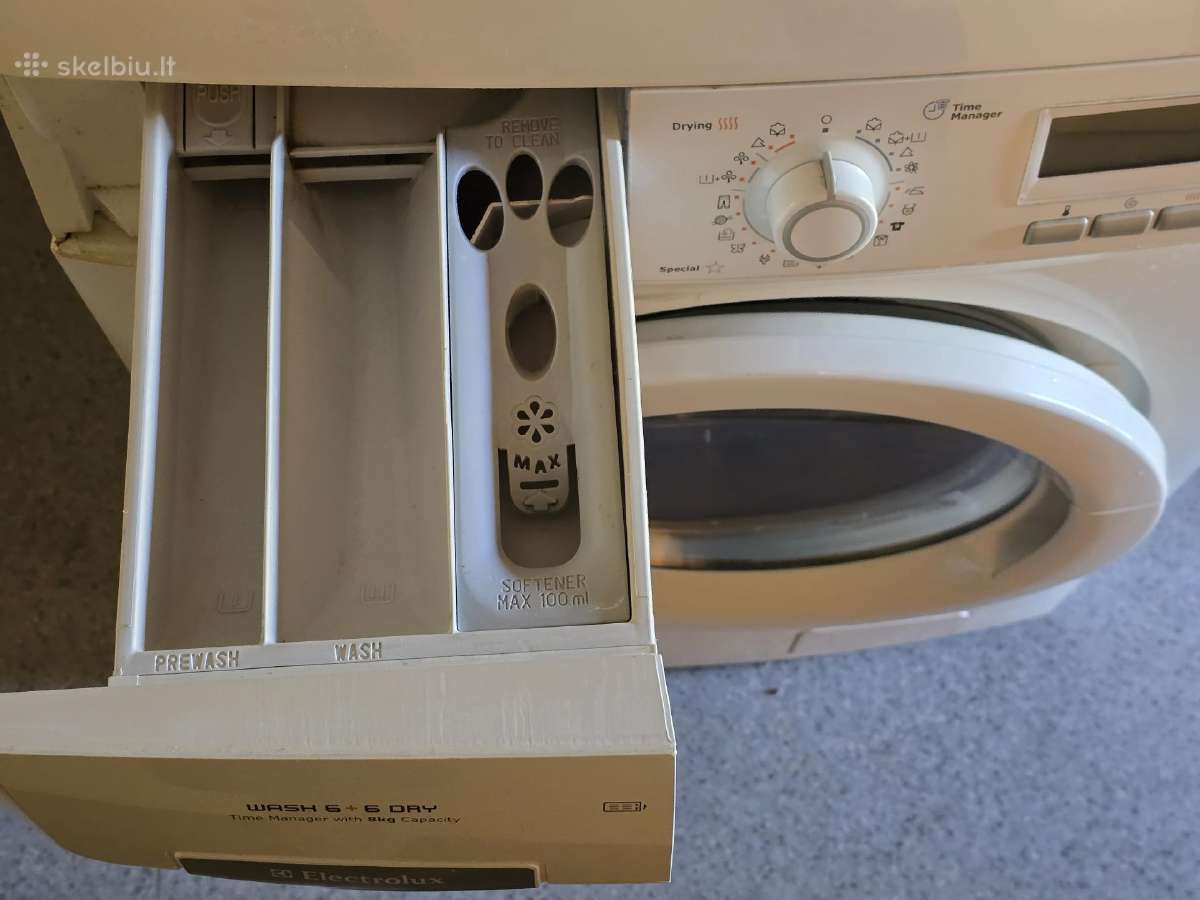 Skalbimo mašina su džiovyklė Electrolux 8kg - nuotraukos Nr. 4