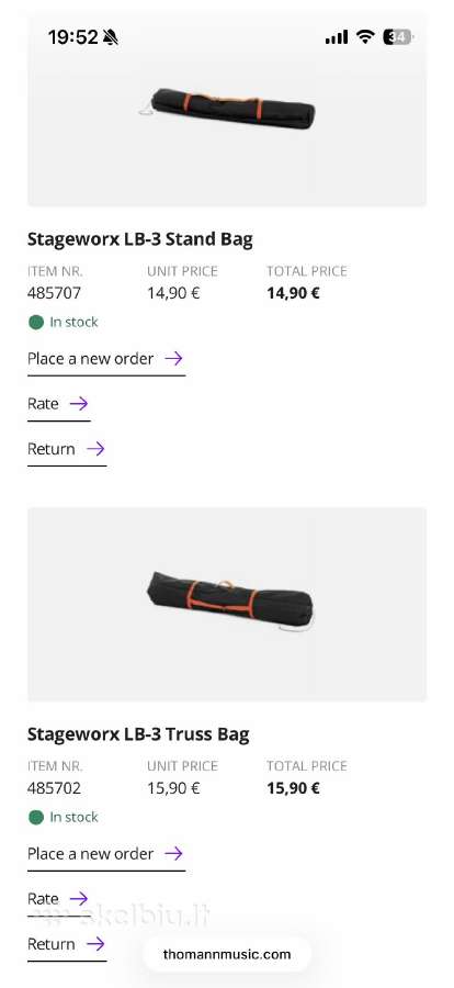 Stageworx Lb-3 Apšvietimo stovas / konstrukcija - nuotraukos Nr. 7