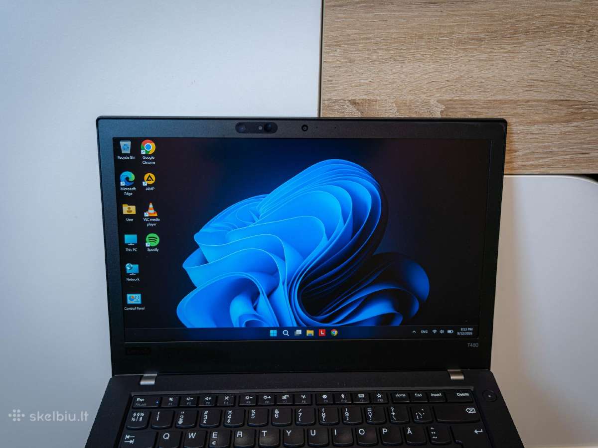 Lenovo Thinkpad T480 / i5-8350u / 16gb / 256gb Fhd - nuotraukos Nr. 5