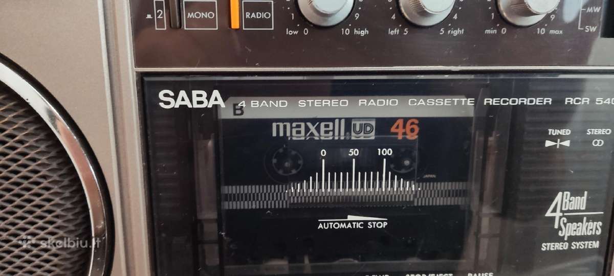 Stereo magnetola Saba - nuotraukos Nr. 2