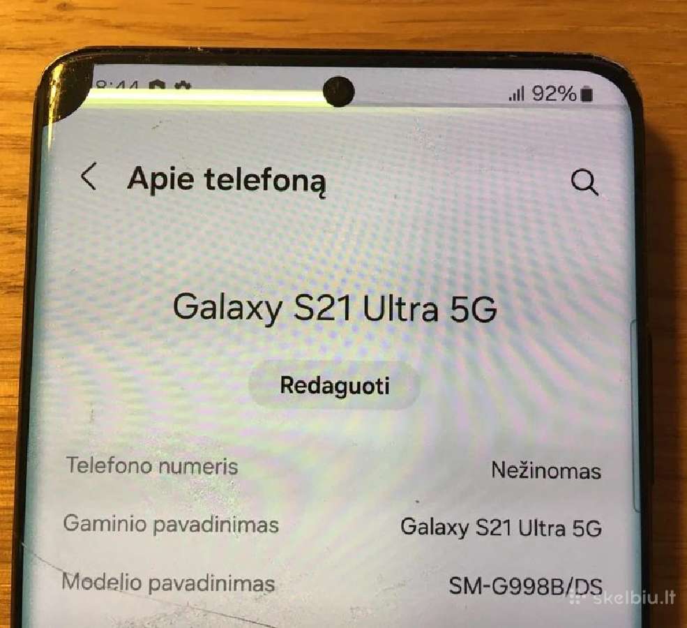 Samsung Galaxy S21 Ultra 5G Sm-g998b/DS - nuotraukos Nr. 7