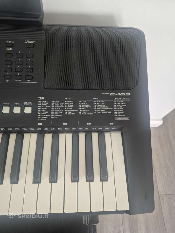 Elektroninis klavišinis Yamaha Psr-e463 - nuotraukos Nr. 4
