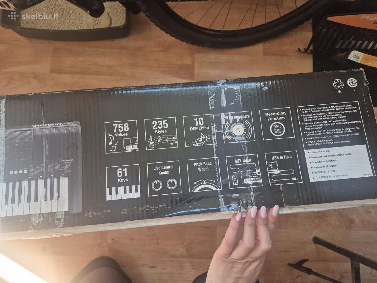 Elektroninis klavišinis Yamaha Psr-e463 - nuotraukos Nr. 7
