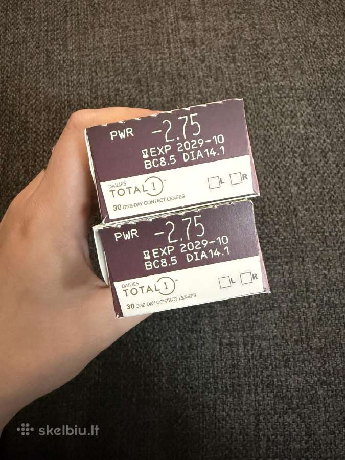 Vienadieniai kontaktiniai lęšiai –2,75 - nuotraukos Nr. 2