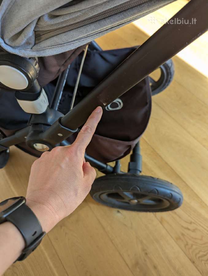 Bugaboo Cameleon3 Black vežimėlis + priedai - nuotraukos Nr. 13