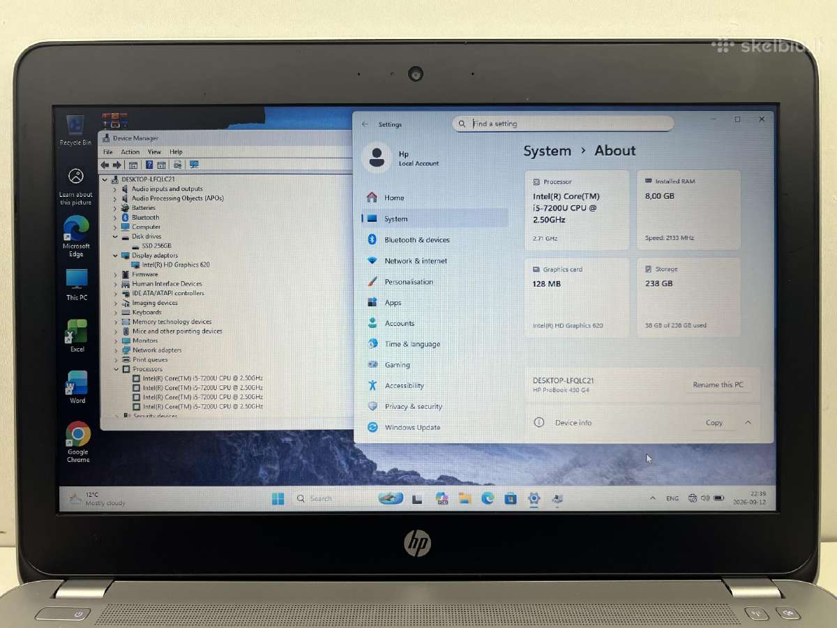 Hp probook 430 G4 - nuotraukos Nr. 2