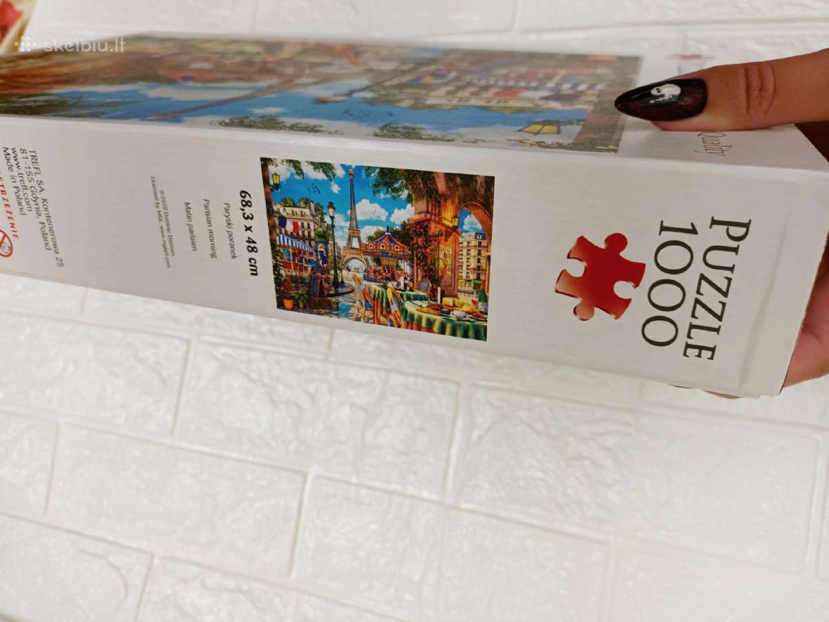 Dėlionė Trefl Morning in Paris 1000 puzle puzzle - nuotraukos Nr. 3