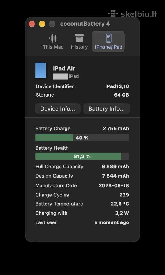 iPad Air 5 M1 - nuotraukos Nr. 5