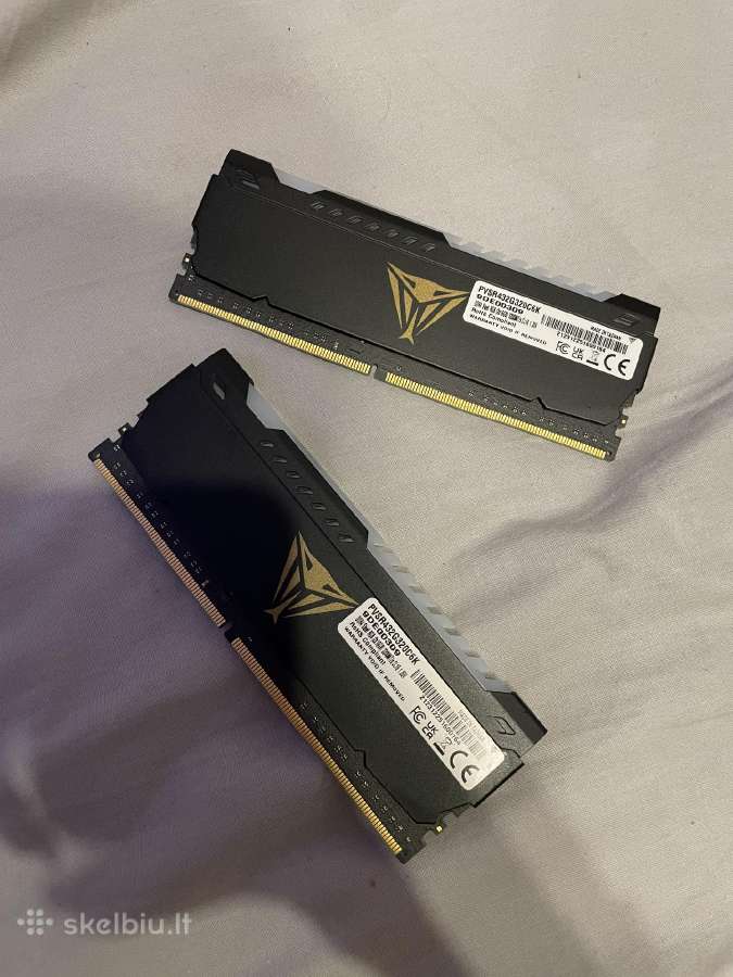 RAM Patriot Viper Steel Rgb 32gb Ddr4 3200mhz Kit - nuotraukos Nr. 2