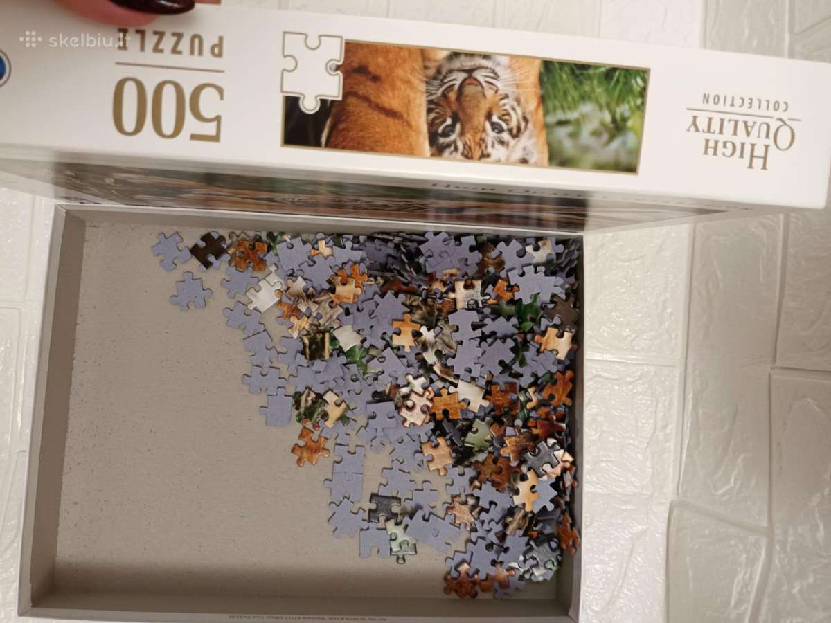 Clementoni dėlionė Bengal Tiger 500 puzle puzzle - nuotraukos Nr. 4