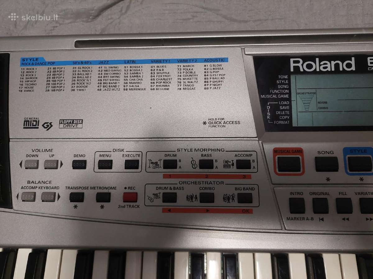 Roland Em-25 Sintezatorius - nuotraukos Nr. 4