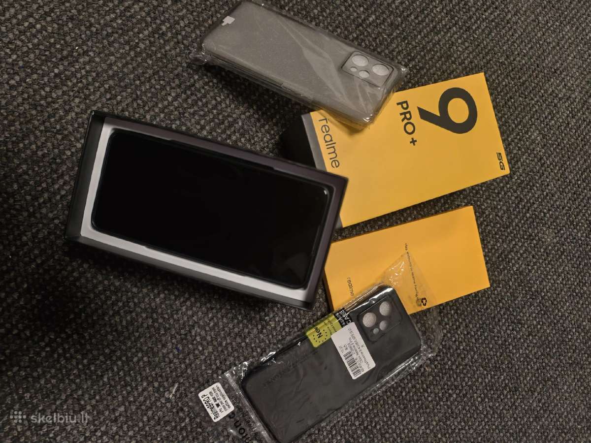 Telefonas Realme 9 Pro + (plus) ir dėkliukai - nuotraukos Nr. 2