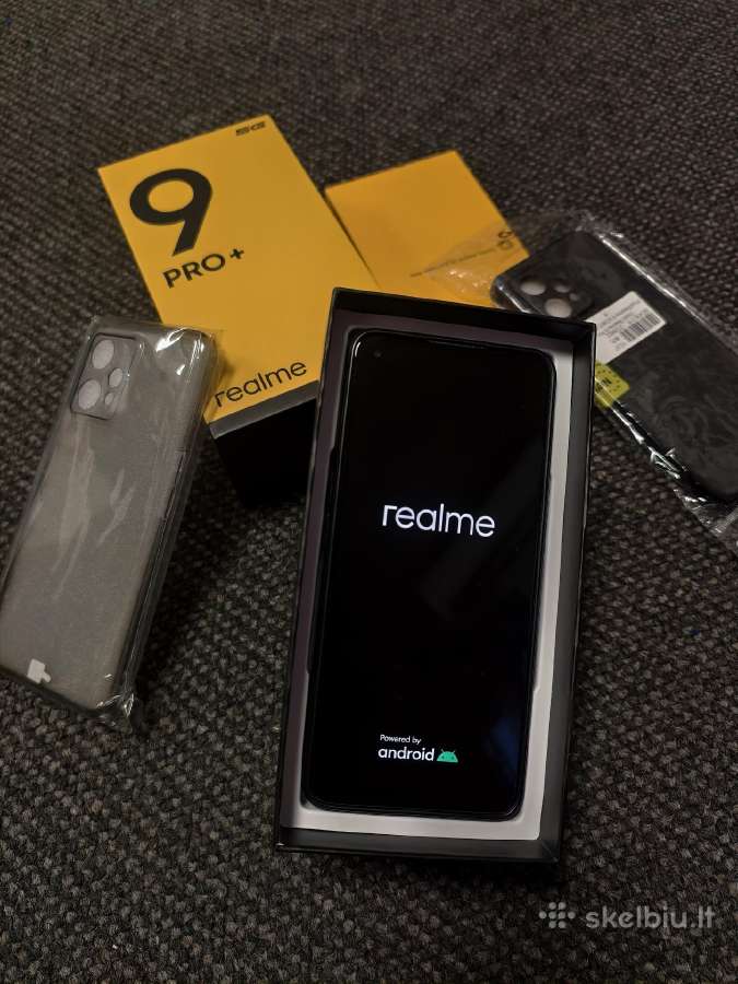 Telefonas Realme 9 Pro + (plus) ir dėkliukai - nuotraukos Nr. 3